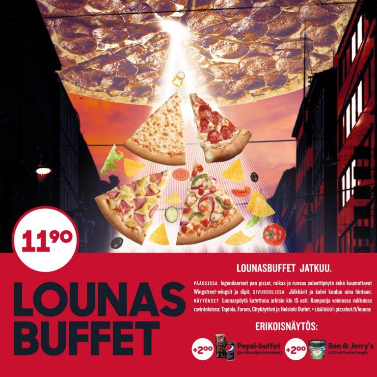 Lounas Pizza Hut